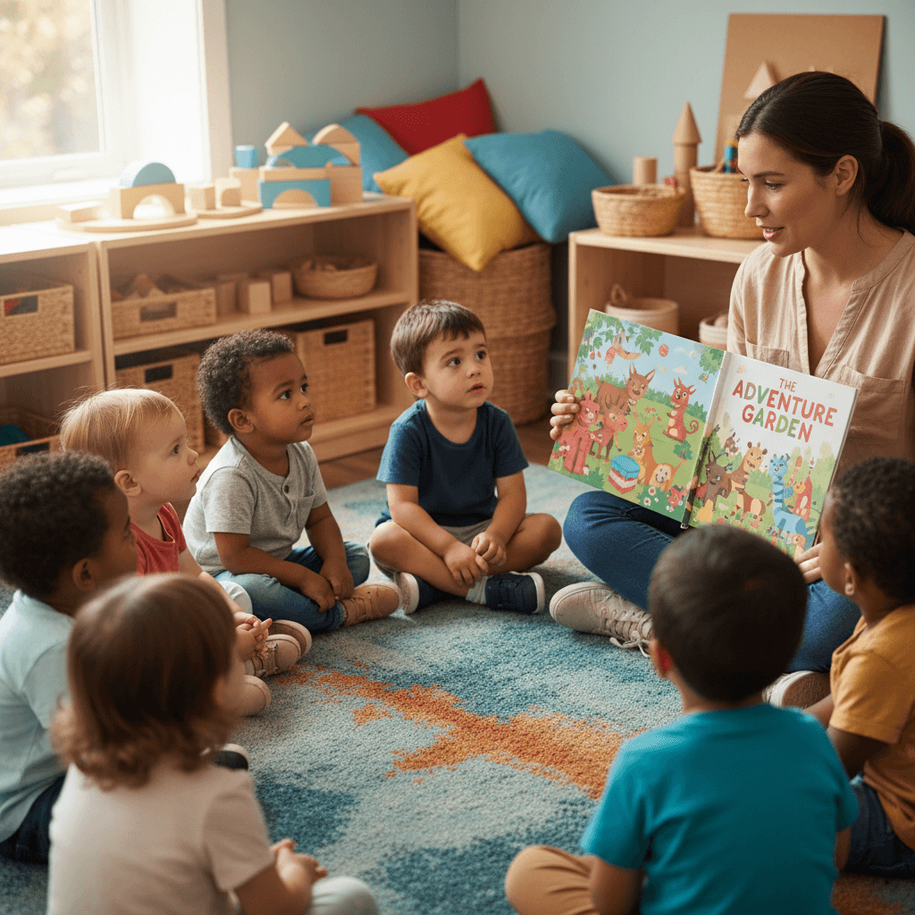 Young learners in emotional awareness activity